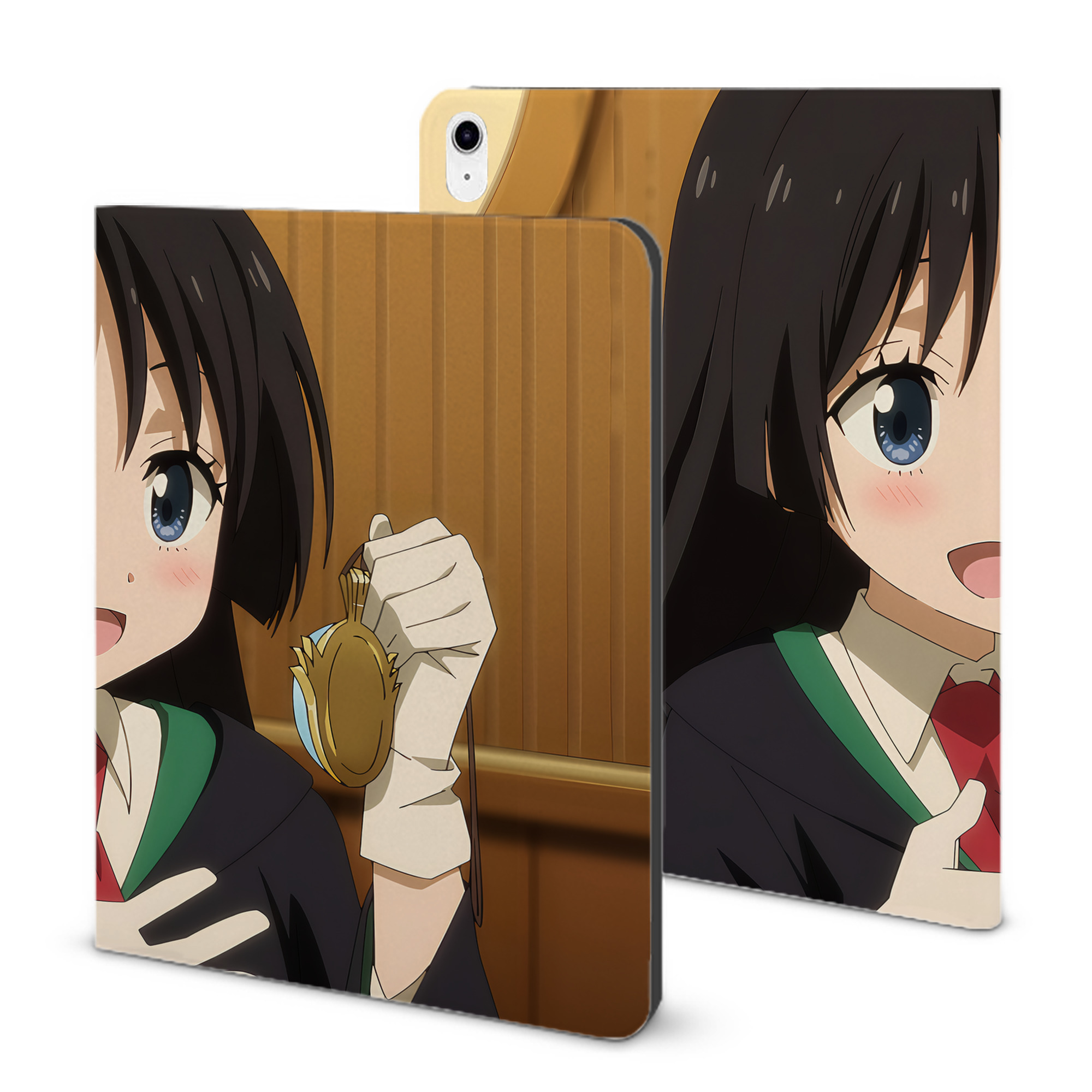 （画像用） 転スラ Regarding Reincarnated to Slime IPad ケース ブック型 PUレザー TPU 耐衝撃 軽量 薄型 ペン収納なし 全面保護 IPad 各モデル対応
